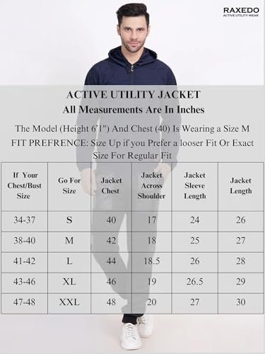 Image of Raincoat for Men Waterproof | Windcheater Jacket for Men | Riding Jacket for Bikers | Water-Resistant Protection with Reflective Safety for Light Rain, Travel & Confidence