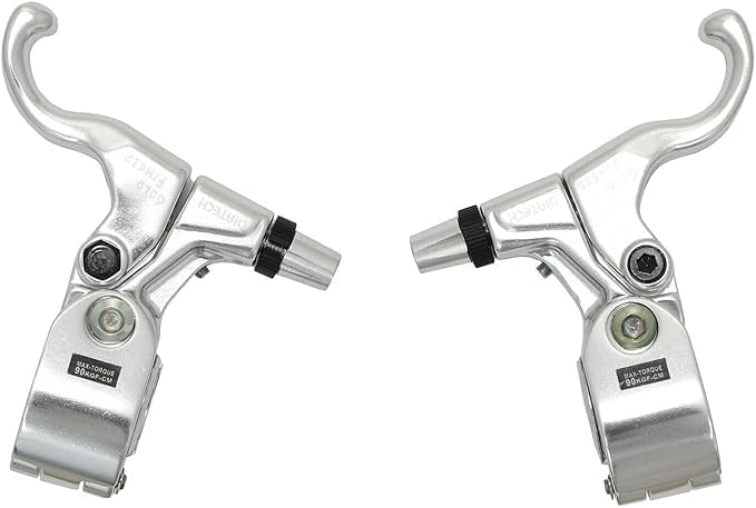 Dia-COMPE TECH99DS Gold Finger Brake Lever Set for Fixie & BMX, Silver, DP2524, sliver