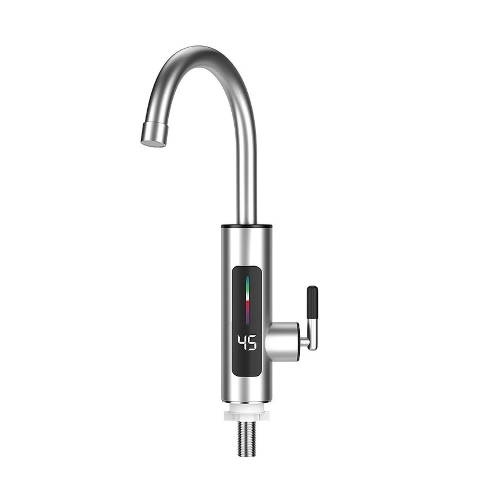 3000W Electric Faucet Water Heater, Instant Hot Tap, 360° Rotatable Stainless Steel Mixer,Safe and Reliable