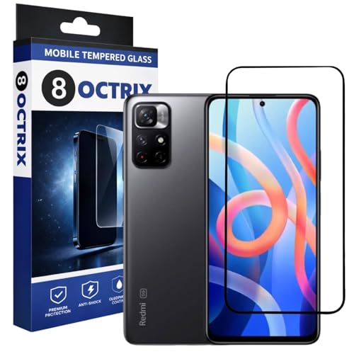 Image of Tempered Glass Compatible for Redmi Note 11 Pro /11 Pro Plus / 11 Pro Max / 10 Pro /10 Pro Max /Mi 11X / 11X Pro /Poco X4 Pro with Edge-to-Edge Coverage with Installation Kit (Pack of 1)