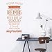 Przyjemny mural ścienny cytaty praca twarda winylowa sztuka naklejka ścienna litery dekoracyjne dekoracja domu ściana biuro tapeta 100 56 cm