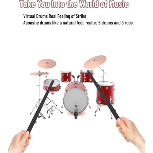 Kit Batterie Vr Batterie Électronique Portable Réalité Virtuelle - Débutants Et Enfants Débutants Musique