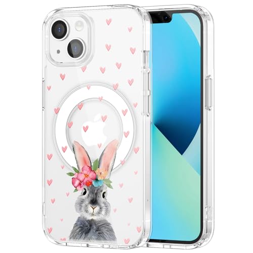 MAYCARI iPhone 13 mini P[X MagSafeΉ CL[g J[gD[ oj[ fUC NA dbP[X ̎qp p \tg TPU n[hobN ϏՌیP[X iPhone 13 minip