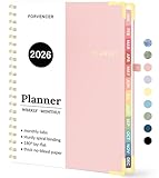 2026 Planner, Forvencer Calendar Planner Weekly and Monthly, Jan 2026-Dec 2026, 8.5
