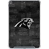 Skinit Clear Tablet Case Compatible with iPad Mini 5 (2019) - Officially Licensed NFL Carolina Panthers Black & White Design