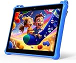 VASOUN 7 inch Kids Tablet, Android 13 Tablets for Kids with Lanyard, 32GB Toddler Tablet with WiFi, Kids Software Pre-Installed, Parental Control, Dual Camera, Education, Games (Blue)