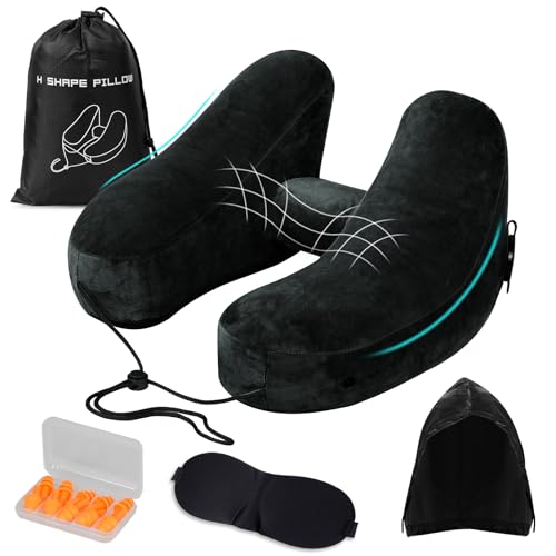Corpower Nackenkissen Flugzeug, Nackenkissen Aufblasbar mit...