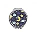 Cartoon Moon Night Personification Pattern Hand Compact Mirror Round Portable Pocket Glass