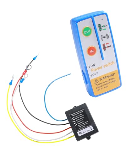 Flaconi Control Remoto del Remolque Volquete,Controlador de Cabrestante Inalámbrico,Mando Inalambrico para Cabrestante,Adecuado para Automóviles,Vehículos Todo Terreno,Jeeps,SUV