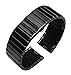 Produktbild DANFENG Keramikuhr Armband Schmetterling Schnalle Strap Fit for Rado Ceramica Series Mann Watch Band Ceramica R21347222 R21540742 19/24/27/3 5mm (Band Color : Black, Band Width : 27mm)