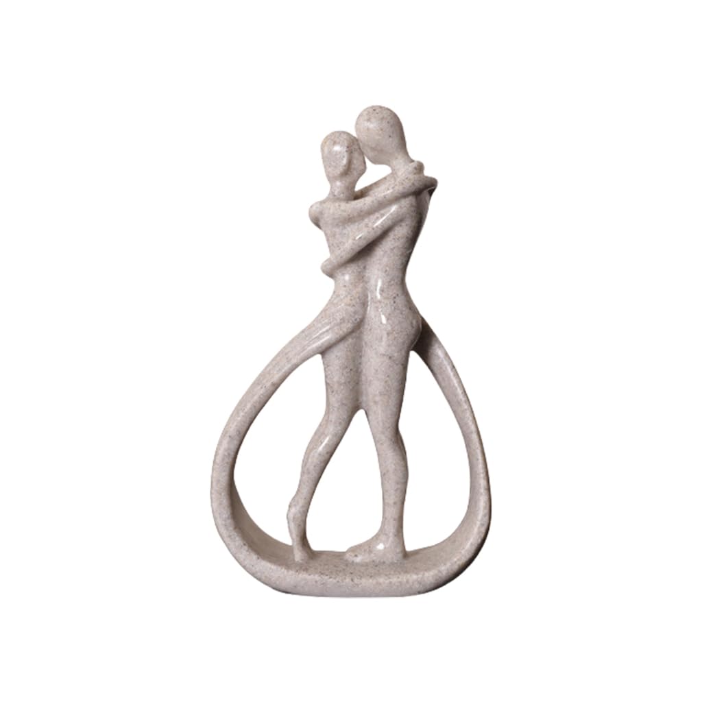 yanwuwa Couple Wedding Anniversary Couple Sculpture Statue Resins Decoration Couple Figurines Home Bookshelf Decoration