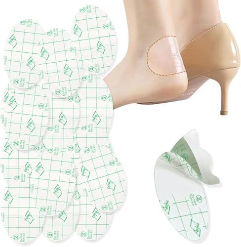 Image of 100PCS Zealburst Self Adhesive Invisible Heel Anti-Wear Sticker, Waterproof Anti Wear Foot Care Heel Protection Pad, Ultra-Thin Transparent self-Adhesive Heel Anti-Friction Sticker, Prevent Blisters