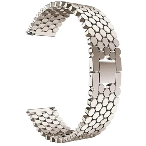 Bracelet acier 20mm réglable et résistant pour Gear S3 Active 2