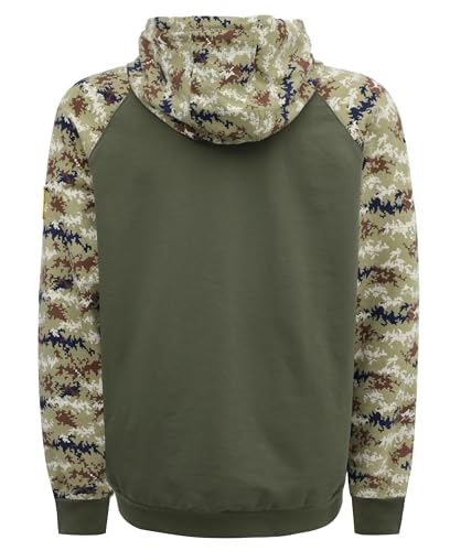 BOCOMAL FR Hoodies Pullover Camouflag 10.5oz Cottoon Fleece Flame Resistant Men's Hooded Sweatshirts3