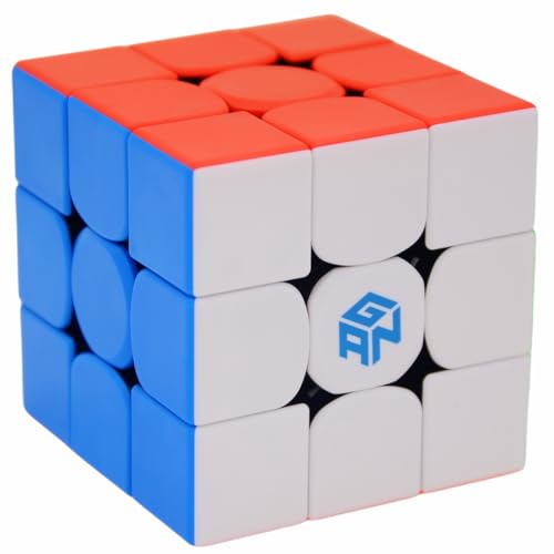 Bukefuno GAN 356 M versión estándar 3x3 velocidad magnética cubo mágico sin pegatinas GAN356 M con GES extra 3x3 velocidad rompecabezas cubo GAN 356M magia (estándar ver 2020)