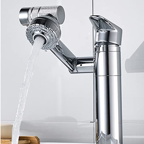 Faucet Grifos, con Grifo de tocador Giratorio de tocador de baño, Modos de Salida de Agua de Agua de Agua Alta y Baja, 2 de Salida de Agua, Toque de mezcladora para la economía próspera