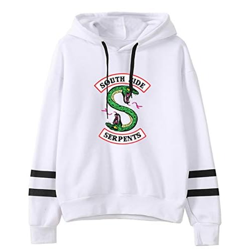 HUASON Riverdale Ropa Sudaderas con Capucha Impresión de South Side Serpents Hoodie de Manga Larga para Niños (S)