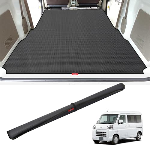 BUYFULL ハイゼットカーゴ マット 荷台 新型 ハイゼットカーゴ ピクシスバン サンバーバン 荷台マット 軽トラック ラゲッジマット 巻ける 防水 耐摩擦 耐汚れ 収納便利 （2021年12月～）