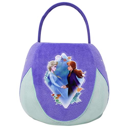 Disney Frozen Elsa and Anna Jumbo Plush Basket, Multicolor