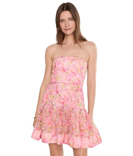 Image of Adrianna Papell Womens Printed Short Dress Multicolor 2