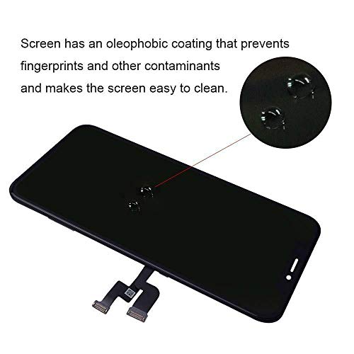 For Iphone 10 X 5.8 Inch Lcd Display Screen Replacement Digitizer Full Assembly 3D Touch Touchscreen With Waterproof Frame Adhesive Repair Tools In Black #TOP3