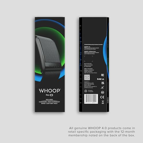 WHOOP 4.0 with 12 Month Subscription Wearable Health, Fitness
