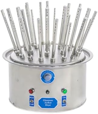 Electric Airflow Drying Rack for Labs - Stainless Steel, Multi-Hole Design with 30 Drying Tubes, 220V Laboratory Equipment, Efficient & Durable Drying Solution