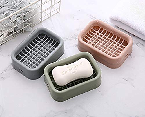 lidun Lot de 3 porte-savon double filet pour salle de bain et douche Cover