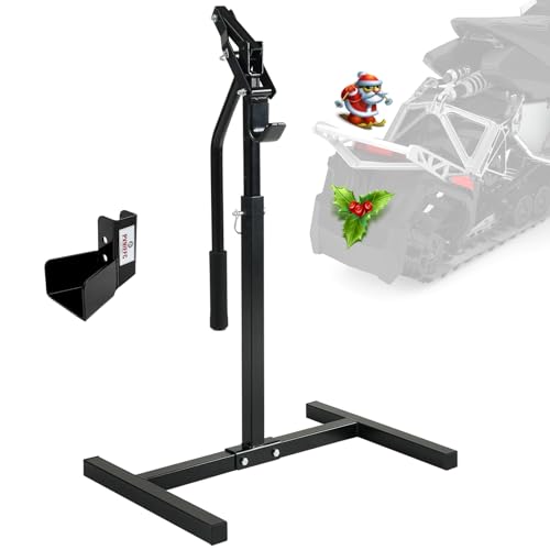 Snowmobile Lever Lift Stand with Handlebar Cup 33-1/4 Max Height Fits Most Snowmobiles 2000 lbs. Lift Capacity