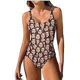 【Mehrere Anlässe】 Der personalisierte sexy einteilige Wimsuit ist perfekt für den Sommerurlaub oder andere Freizeitaktivitäten für Innen- und Außenaktivitäten. Maßgeschneiderte Bademode ist einzigartig und wird sich mit diesem Anzug definitiv von der Masse abheben. Das perfekte Weihnachtsgeschenk für Mutter, Frau, Freundin oder Ihre Liebsten. Perfekt für tropische Ferien, Schwimmen, Strand, Urlaub, Sonnenbaden, Wasserpark oder Poolpartys.