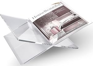 Honygebia Transparente Clear Acrylic Cookbook Holder