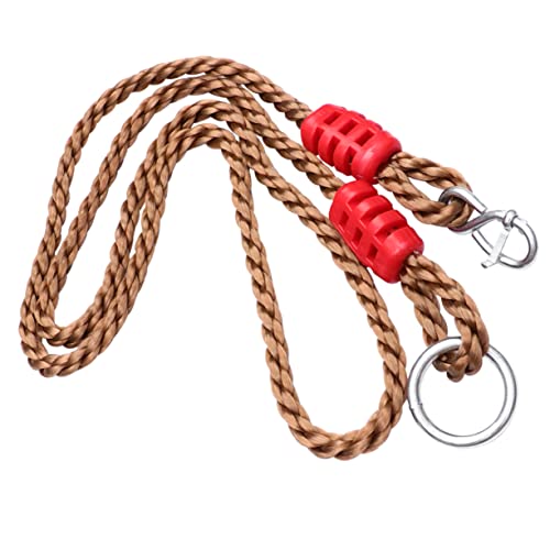 KESYOO 6 Pcs Adjustable Swing Rope Ropes Kit Outdoor Hanging Strap Ups Tree Swing Accessories Metal
