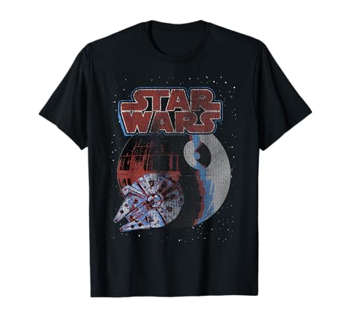 Star Wars Lonely Station t-shirt homme en coton vêtement graphique noir