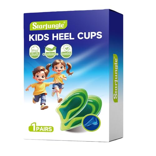 Kids Heel Cups for heel pain Sport Shock Absorbing...