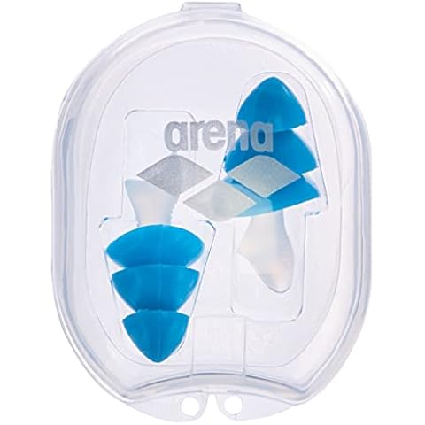 arena Unisex Schwimm Ohrenstöpsel Earplug pro zum Schutz des inneren/äußeren Gehörgangs vor Wassereintritt, Clear-Royal (127), One Size Cover