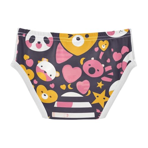 KLL Black and White Stripes Toddler Boy Comfort Briefs Cute Undies2