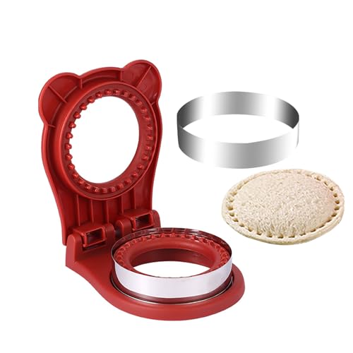 Welhammsae Cortador de Sándwich, 1 Pieza Cortador y Sellador de Sándwich en Forma de Corazón, Cortador de Sándwiches de Bolsillo para Lonchera y Desayuno
