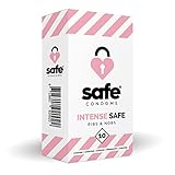 Safe condones intensive con estrias y punteado