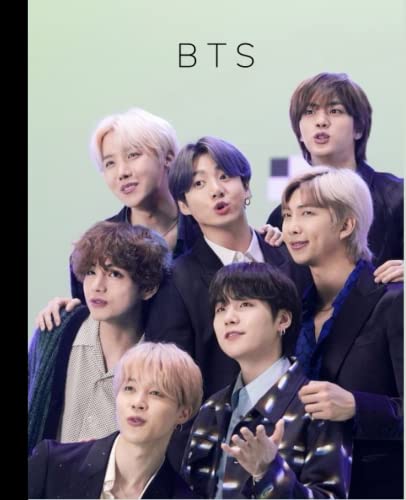 BTS: "BTS Composition Notebook | BTS Notebooks | BTS Merchandise Under 10 | Collage Ruled 100 Pages, 7.5"" x 9.25"" size | (BTS School Planner & Notebook) | BTS Notebook For Army School "