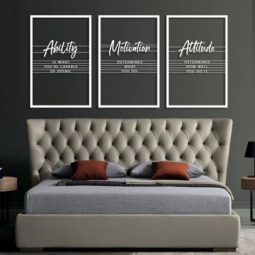 Transform Your Space with Inspirational Ability Motivation Attitude Metal Art,