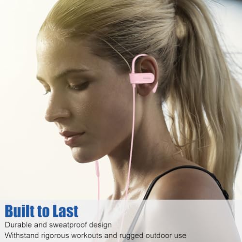 Auriculares para ejercicio Joysico con micrófono y sujeción envolvente 5