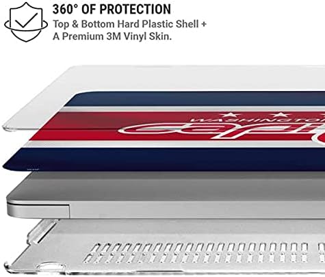 Skinit Case + Skin Compatible with MacBook Air 13in M1 (2021) - Officially Licensed NHL Washington Capitals Jersey Design