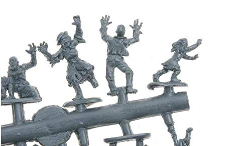 Set de Figuras Zombies Fantasy Series 1/72 Escala miniatura 6