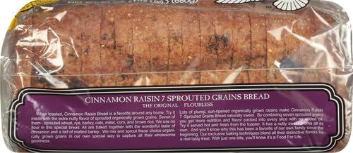 Miniatura 9 de Food For Life Pan germinado canela pasas orgánica, 24 oz