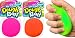 JA-RU Stretchy Ball (Pack of 2) and 1 Bouncy Ball Set Soft Bounce Stress Ball Pull and Stretch | Item #401-2p