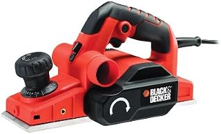 BLACK+DECKER 750 W High Performance Rebating Planer with Vacuum Adaptor Attachment and Kitbox, KW750K-GB