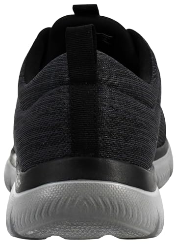 Image of Skechers Men's Summits Louvin Sneaker | Casual, Memory Foam, Machine Washable, Bungee Slip-On