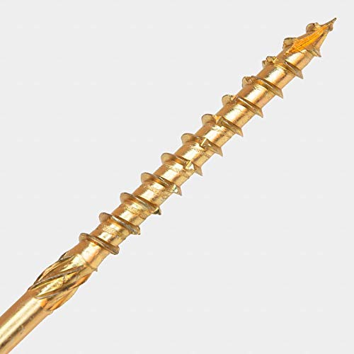 50 x construcción Tornillos 10 x 400 mm T40 cabeza avellanada Madera tornillos Tornillos Maqueta de madera