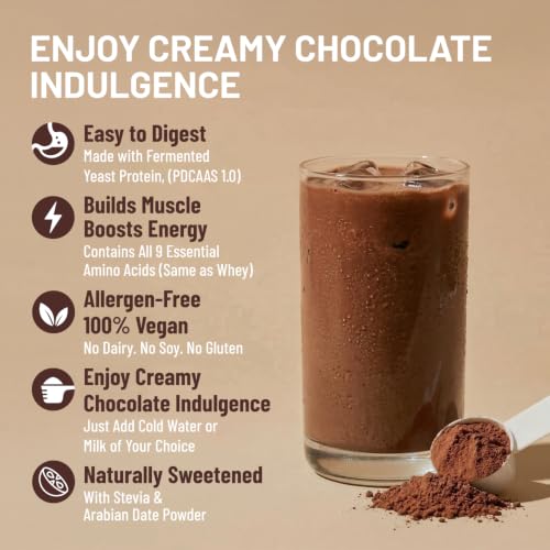 Image of Mille: A Supergrain Co. Yeast-Based Beverage Powder | Dark Chocolate Flavor | 500g (17.63 oz)