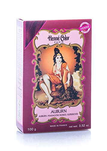 Auburn Henne Natural Henna Hair Colouring Dye Powder Cover